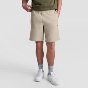 9" Leichte Lounge-Shorts, C Logo-Aufnäher