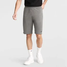 9" Leichte Lounge-Shorts, C Logo-Aufnäher
