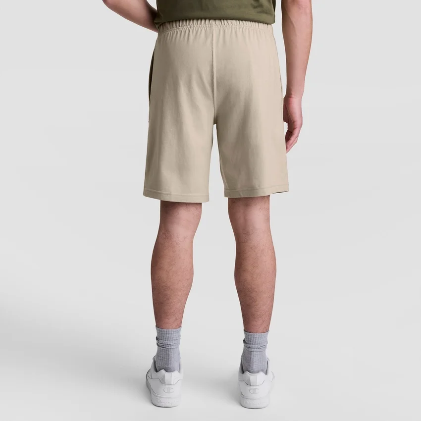 9" Leichte Lounge-Shorts, C Logo-Aufnäher