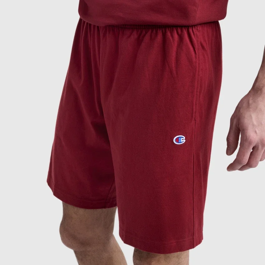9" Leichte Lounge-Shorts, C Logo-Aufnäher