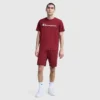 9" Leichte Lounge-Shorts, C Logo-Aufnäher