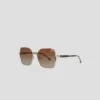 Polarisierte Damenbrille im Boho-Stil mit quadratischer Form
