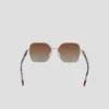 Polarisierte Damenbrille im Boho-Stil mit quadratischer Form