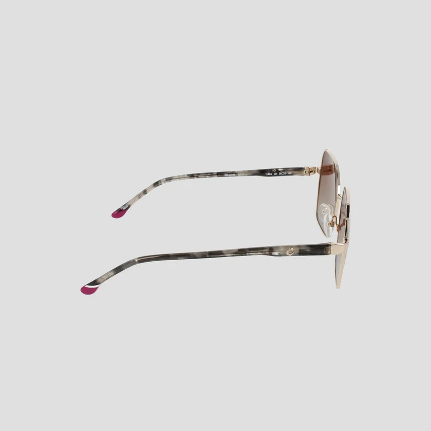 Polarisierte Damenbrille im Boho-Stil mit quadratischer Form