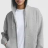 Powerblend-Fleece-Hoodie mit Reißverschluss, C Logo