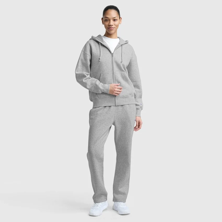 Powerblend-Fleece-Hoodie mit Reißverschluss, C Logo