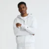 Powerblend-Hoodie mit durchgehendem Reißverschluss, C Logo
