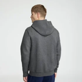 Powerblend-Hoodie mit durchgehendem Reißverschluss, C Logo