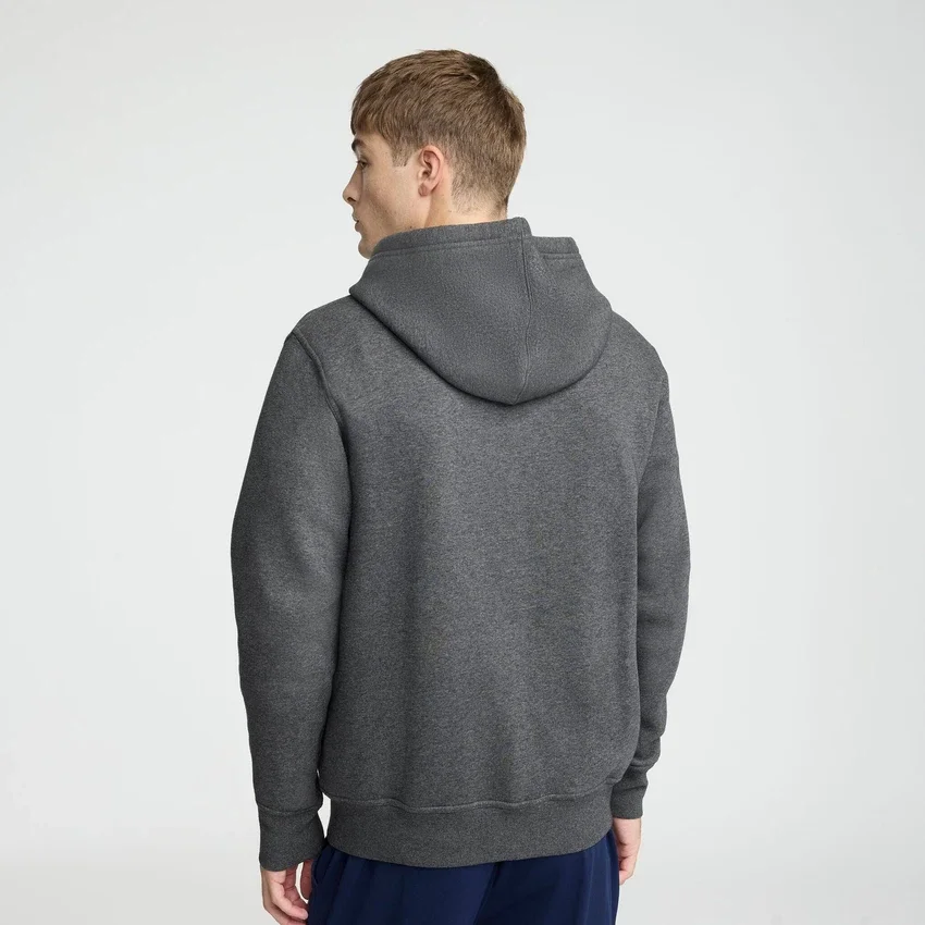 Powerblend-Hoodie mit durchgehendem Reißverschluss, C Logo