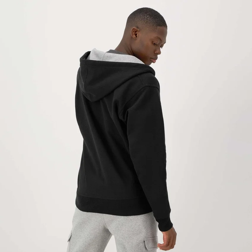 Powerblend-Hoodie mit durchgehendem Reißverschluss, C Logo