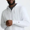 Powerblend-Hoodie mit durchgehendem Reißverschluss, C Logo – Big & Tall
