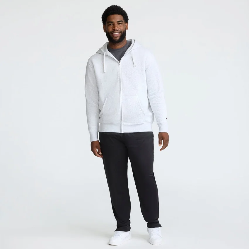 Powerblend-Hoodie mit durchgehendem Reißverschluss, C Logo – Big & Tall