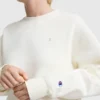 Powerblend-Sweatshirt mit Rundhalsausschnitt und kleinem „C“