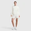 Powerblend-Sweatshirt mit Rundhalsausschnitt und kleinem „C“