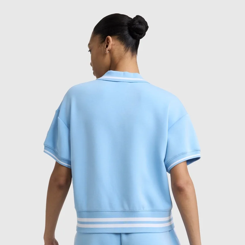 Tennis Court Poloshirts, gesticktes Script Logo